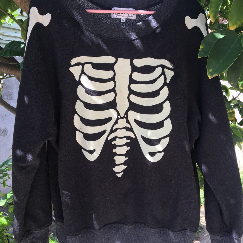 Wild fix authentic skeleton sweatshirt
